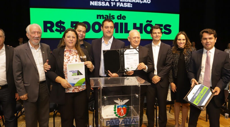 Novo programa de pavimentação deve gerar nove mil empregos no Paraná