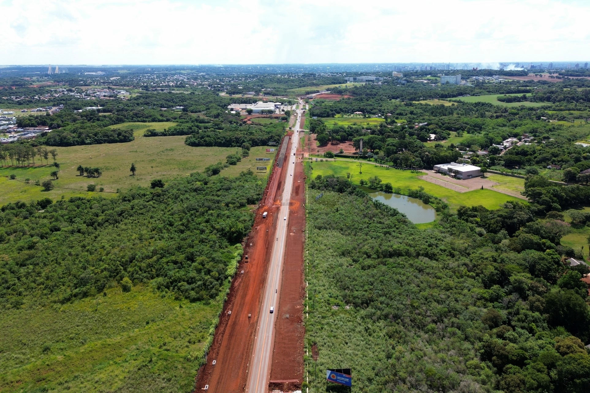 Duplicação da Rodovia das Cataratas, em Foz do Iguaçu, alcança 28,19% de execução